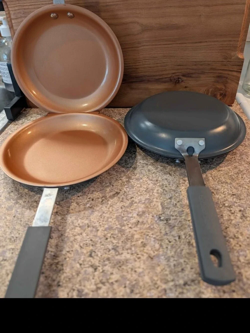 Double-Sided Non-Stick Flip Frying Pans.  Have 2